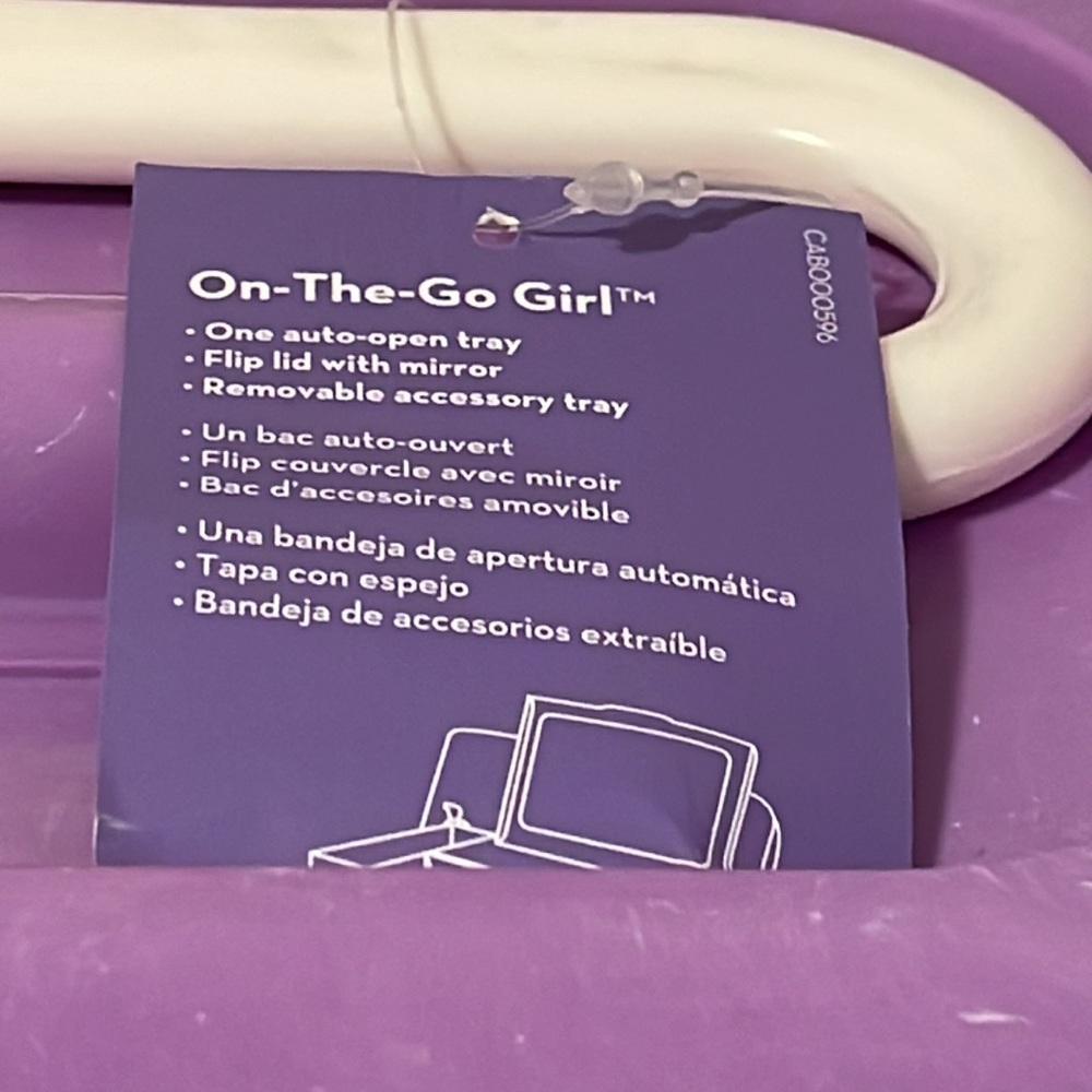 Cosmetic case On the Go Girl - Lilac Marble 💝🎁 - Picture 6 of 6